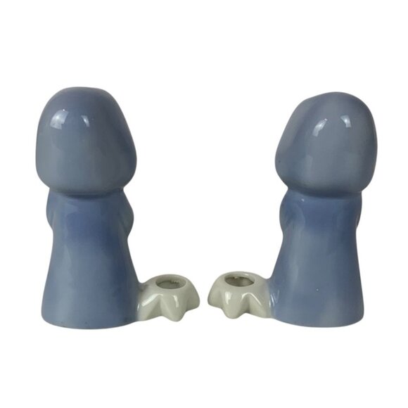 Vintage Biedermann Japan Praying Singing Figurines Mini Candle Holders Ceramic - Picture 3 of 6